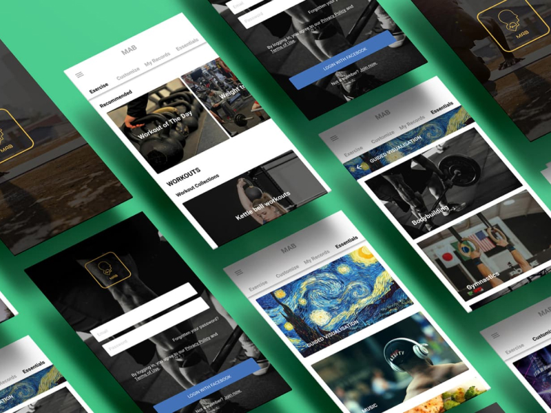 Mind and Body fitness application